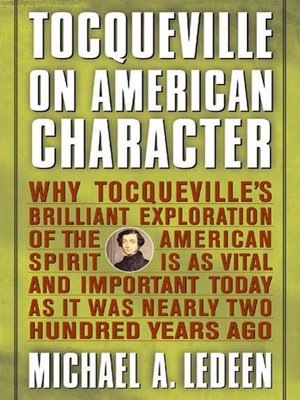 cover image of Tocqueville on American Character